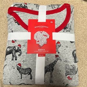 Men’s Pajama Set - New with Tags - Christmas Animals